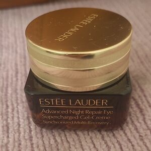Estée Lauder Advanced Night Repair Eye Cream in Brown Jar with Gold Lid